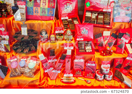 Chocolate store showcase, Bariloche Chocolate store showcase, Bariloche 67324870