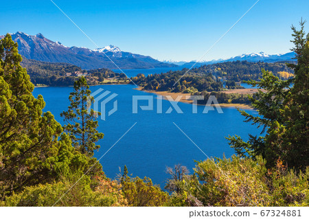 Bariloche landscape in Argentina 67324881