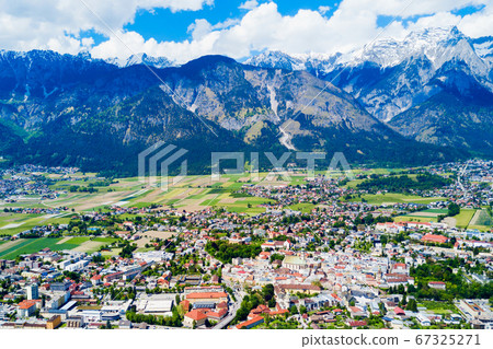 Hall Tirol aerial view Hall Tirol aerial view 67325271
