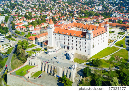 Bratislava aerial panoramic view 67325277