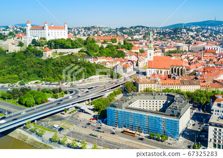 Bratislava aerial panoramic view Bratislava aerial panoramic view 67325283