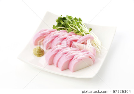 Plate wasabi (plate kamaboko) 67326304