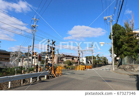 阪急高陽線大澤西宮線鐵路道口 阪急高陽線大澤西宮線鐵路道口 67327346