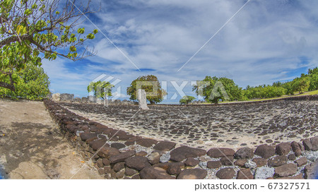 Tahiti World Heritage Site Taputapuatea Marae 67327571
