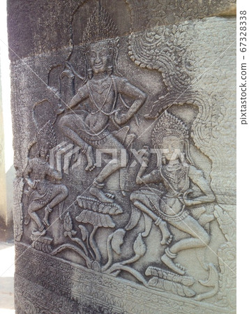 Angkor Wat mural Angkor Wat mural 67328338