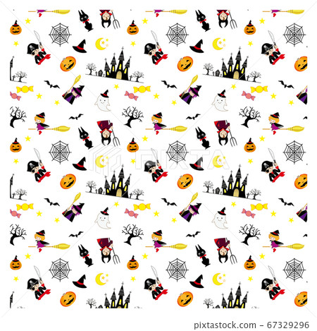 Halloween material pattern pattern 67329296