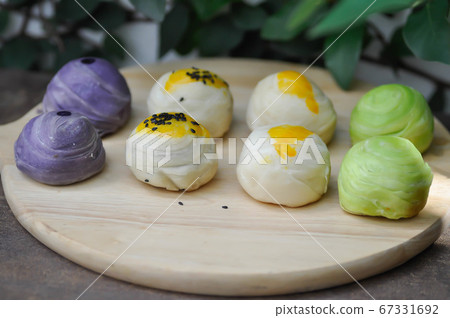 Chinese Spring Rolls, moon cake Chinese Spring Rolls, moon cake 67331692