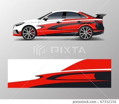 modern racing car wrap strip for racing sport car 67332158