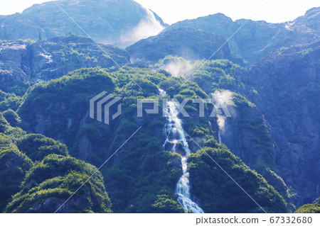 Waterfall in Alaska 67332680
