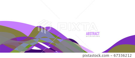 Fluid wave colorful abstract background. Dynamic colorful vibrant vector design 67336212