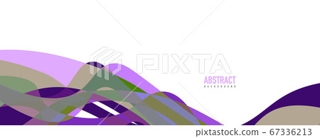 Fluid wave colorful abstract background. Dynamic colorful vibrant vector design 67336213