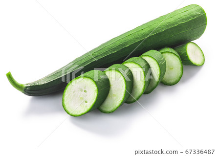 Fresh immature Luffa (Luffa acutangula  pepo 67336487