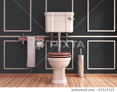vintage darck tones empty restroom 3d render image vintage darck tones empty restroom 3d render image 67337125