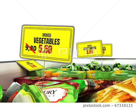 concept of reduced food prices plate with discount concept of reduced food prices plate with discount 67338115