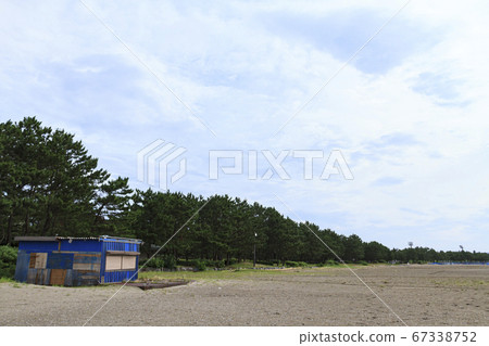 科羅納空無一人的海灘公園（夏季） 67338752