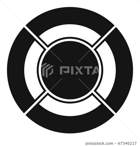 Circle graph icon vector simple Circle graph icon vector simple 67340217