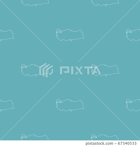 Turkey map pattern seamless blue 67340533