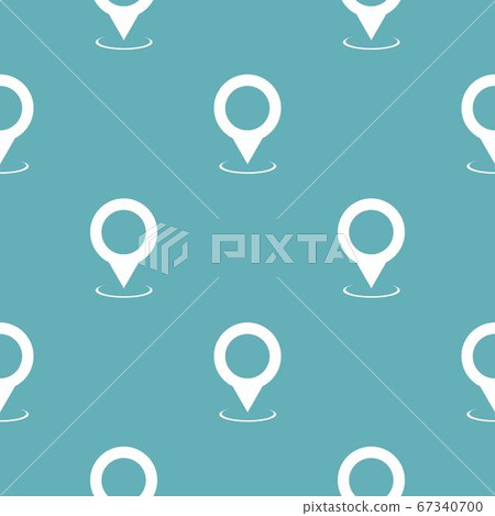 Map pointer pattern seamless blue Map pointer pattern seamless blue 67340700