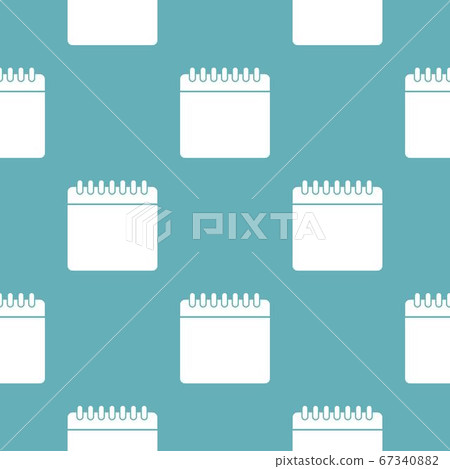 Calendar pattern seamless blue - Stock Illustration [67340882] - PIXTA