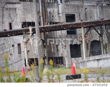 The ruins of the former site of the Takahagi Mill for processed paper in Japan The ruins of the former site of the Takahagi Mill for processed paper in Japan 67341859
