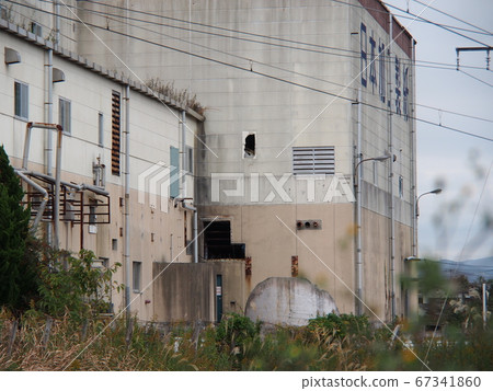 The ruins of the former site of the Takahagi Mill for processed paper in Japan The ruins of the former site of the Takahagi Mill for processed paper in Japan 67341860