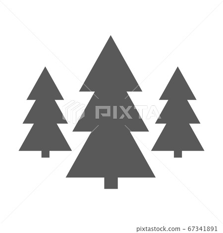 Forest icon vector simple 67341891