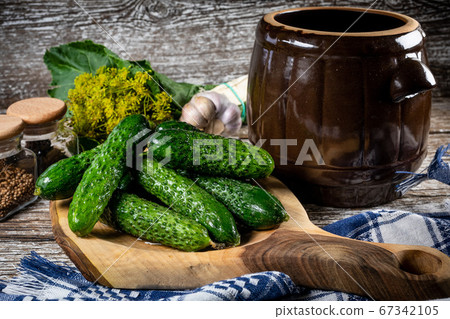 Preparation for pickling cucumbers. Preparation for pickling cucumbers. 67342105