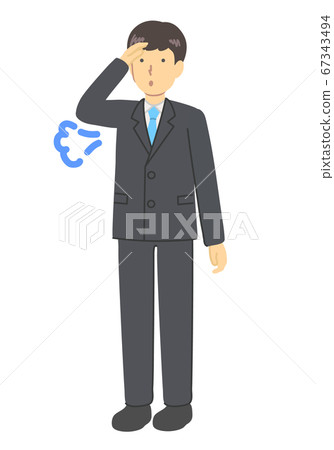 A man in a reassuring suit 67343494