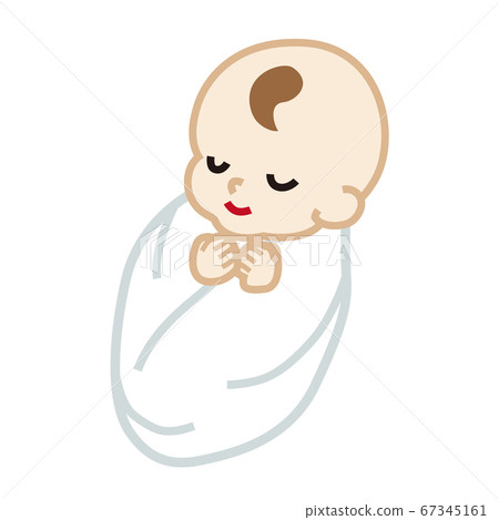 Cartoon Drawing Of A Newborn Baby Character 5520126 Vector Art at Vecteezy