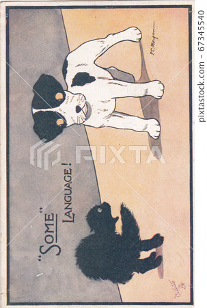 British antique postcard 100 years ago 67345540