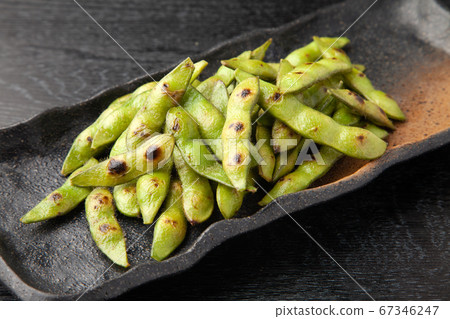 Grilled edamame Grilled edamame 67346247