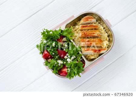 lunchbox, chicken, food 67346920