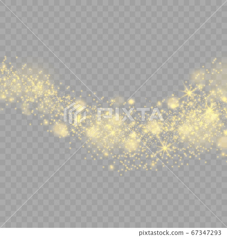 Yellow dust sparks. Yellow dust sparks. 67347293