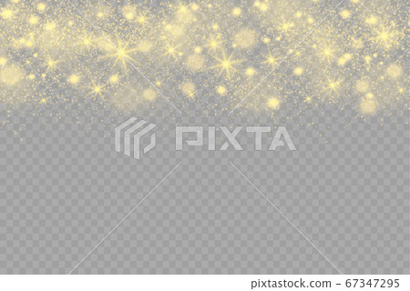 Yellow dust sparks. Yellow dust sparks. 67347295