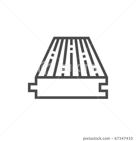 Wood floor and material vector icon set design on Wood floor and material vector icon set design on 67347410