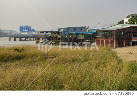 Afternoon view of the Old Shipyard of Coloane 67350890