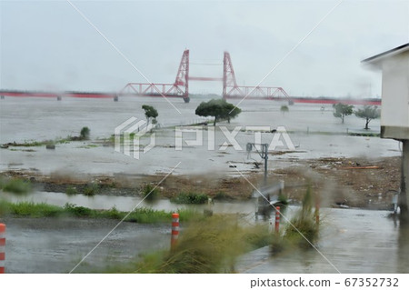 築後河口河床被淹 67352732