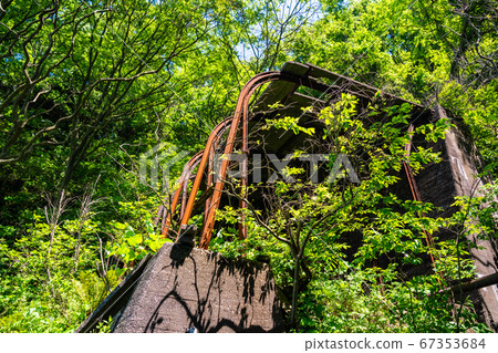 (Niigata Prefecture) Oshinashi Coast Abandoned Okunashi Brick Tunnel (Niigata Prefecture) Oshinashi Coast Abandoned Okunashi Brick Tunnel 67353684