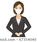 戴著面具的職業女性 67354040