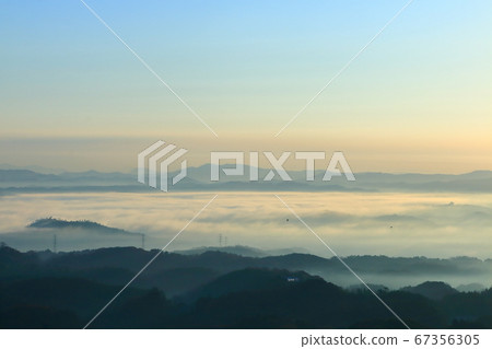 Sea of clouds seen from Mt. 67356305