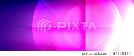 Vector abstract background - circle and cross on fluid gradient with shadows and light effects. Techno or business shiny design templates for text Vector abstract background - circle and cross on fluid gradient with shadows and light effects. Techno or business shiny design templates for text 67358374