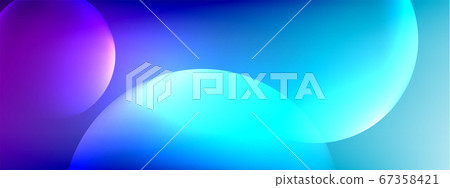 Vector abstract background liquid bubble circles on fluid gradient with shadows and light effects. Shiny design templates for text Vector abstract background liquid bubble circles on fluid gradient with shadows and light effects. Shiny design templates for text 67358421