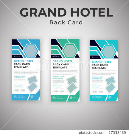 Latest Creative Grand Hotel Services Advertising Rack Card Template Design 67358489