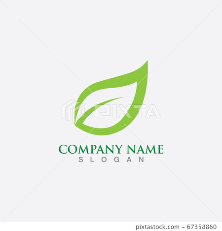 Green leaf ecology nature element vector - Stock Illustration [67358860 ...