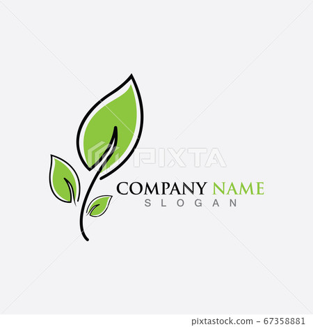 Green leaf ecology nature element vector Green leaf ecology nature element vector 67358881
