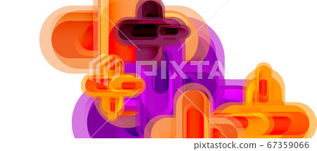 Modern vector glass cross shape abstract technology background for cover, placard, poster, banner or flyer 67359066