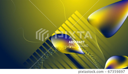 Fluid liquid color gradient background design. Vector illustration 67359897