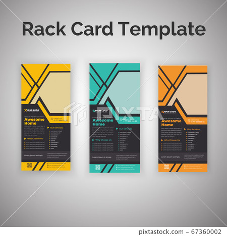 Creative Business Advertising Consultant Agency Rack Card Template 67360002