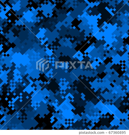 Military camouflage seamless pattern. Urban digital pixel style. Military camouflage seamless pattern. Urban digital pixel style. 67360895