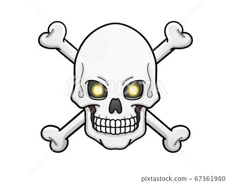 Skeleton with bones 67361980